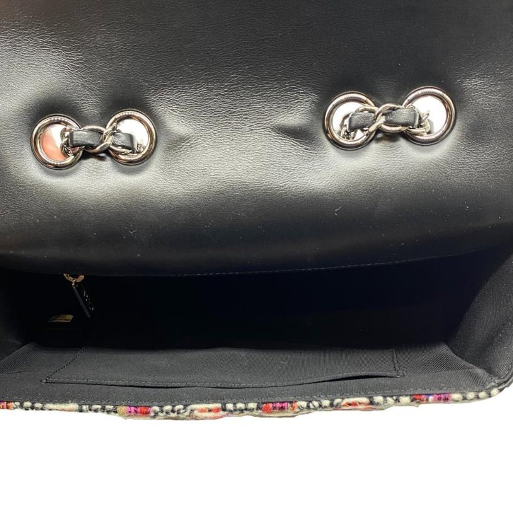 Chanel 2017 Classic Tweed Multicolor Shoulder Bag - Picture 6 of 10